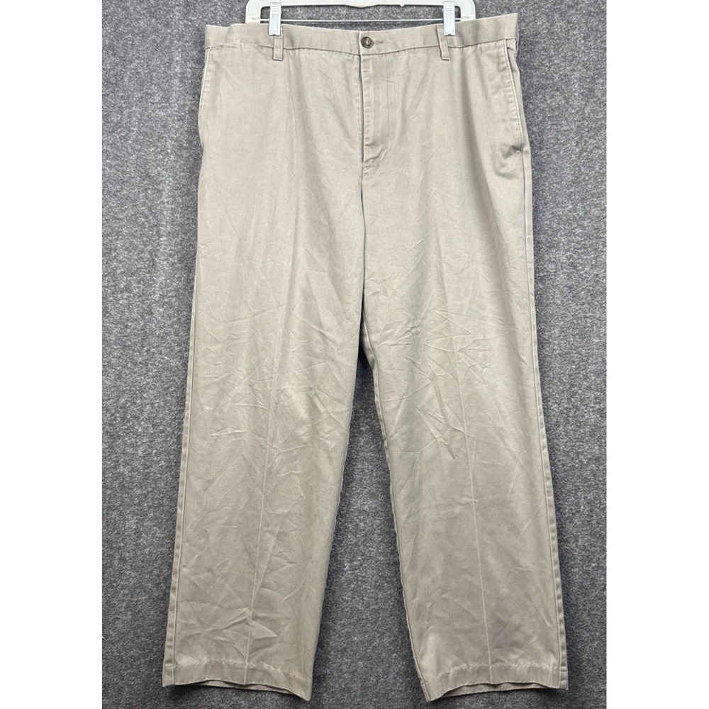 Dockers‎ Pants Mens 40x30 D3 Classic Fit Khaki Straight Flat Front Cotton Tan